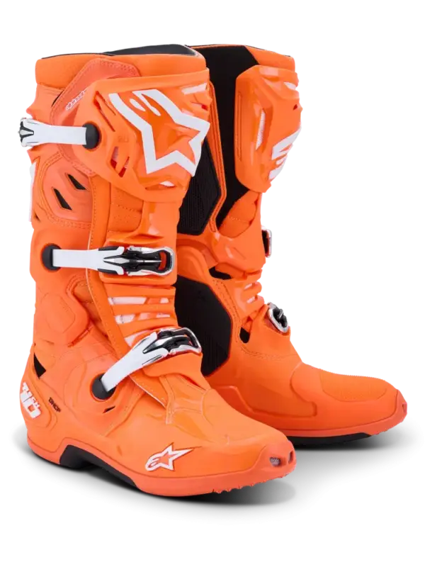 Motokrosové boty ALPINESTARS TECH 10 SUPERVENTED oranžová Aktuální