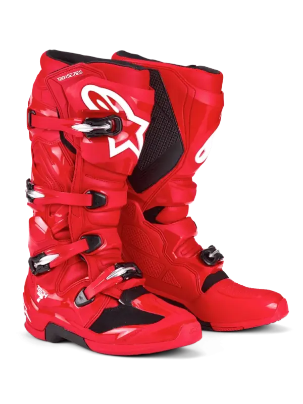 Vysoce Kvalitní Motokrosové boty ALPINESTARS TECH 7 (Červená)