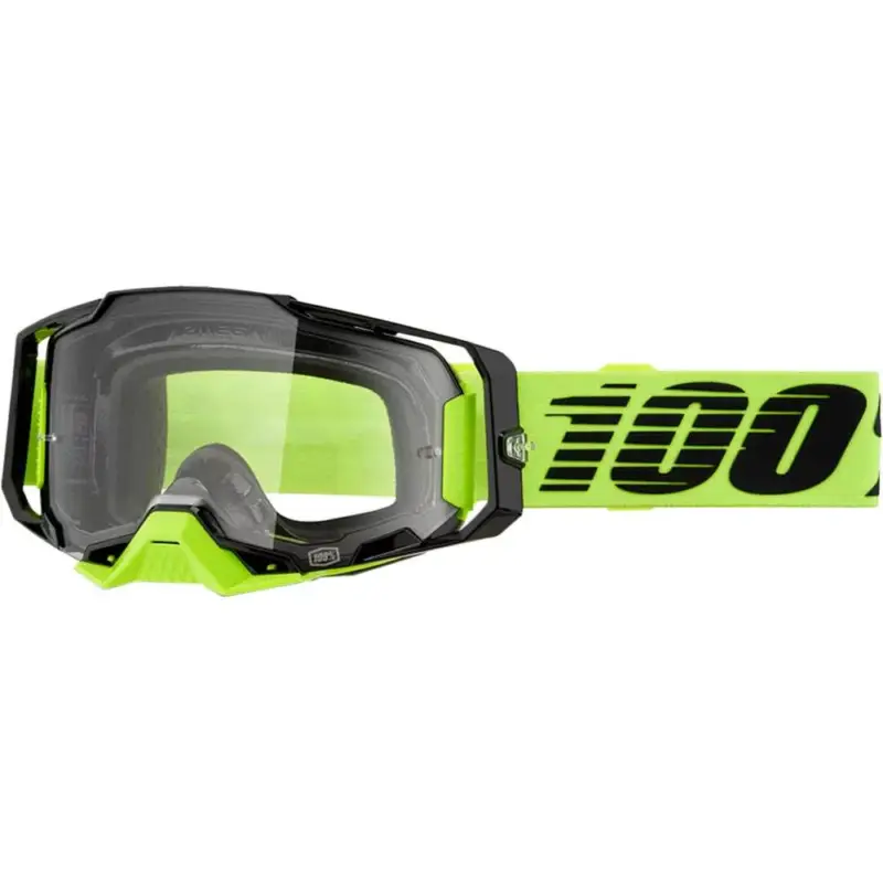 Výhodná Nabídka Motokrosové Brýle 100% ARMEGA Neon Yellow