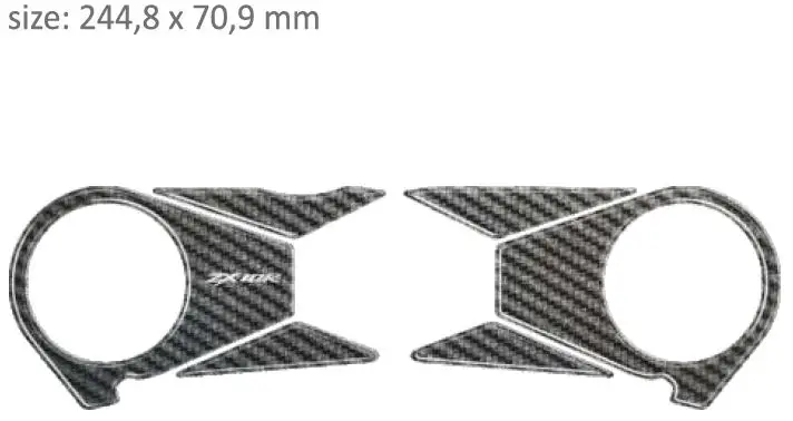 Rychlé Dodání Carbonový polep brýlí Print - Kawasaki ZX 10R (06-10) výprodej