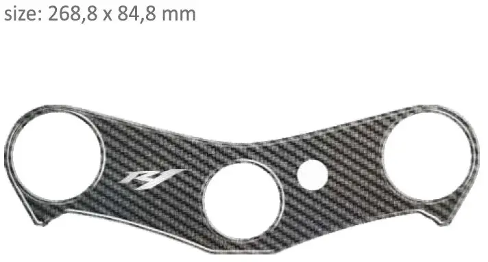 Odeslání Ihned Carbonový polep brýlí Print - Yamaha R1 (07-08)