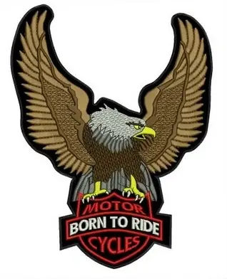 Nášivka Orel Born Ride - velká Hit Sezóny