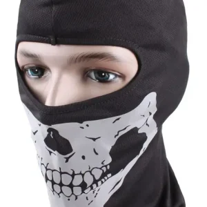 Kukla pod helmu Street Racer Skull Finální Výprodej