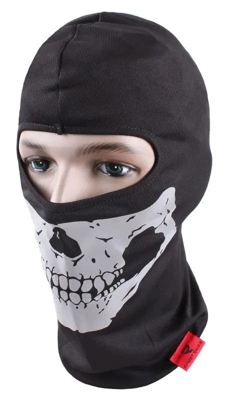 Kukla pod helmu Street Racer Skull Finální Výprodej