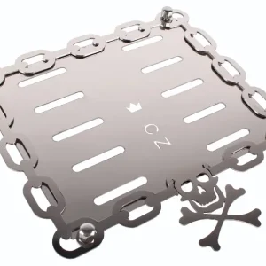 Nerezová podložka pod CZ SPZ Skull Super Cena