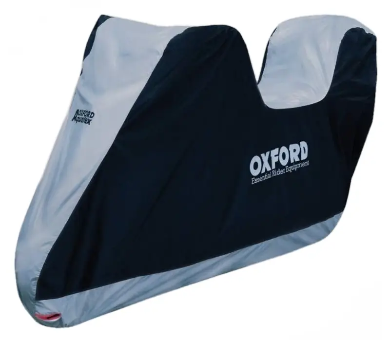 Plachta na motorku s prostorem na kufr Oxford Aquatex černo-stříbrná Rychlé Dodání