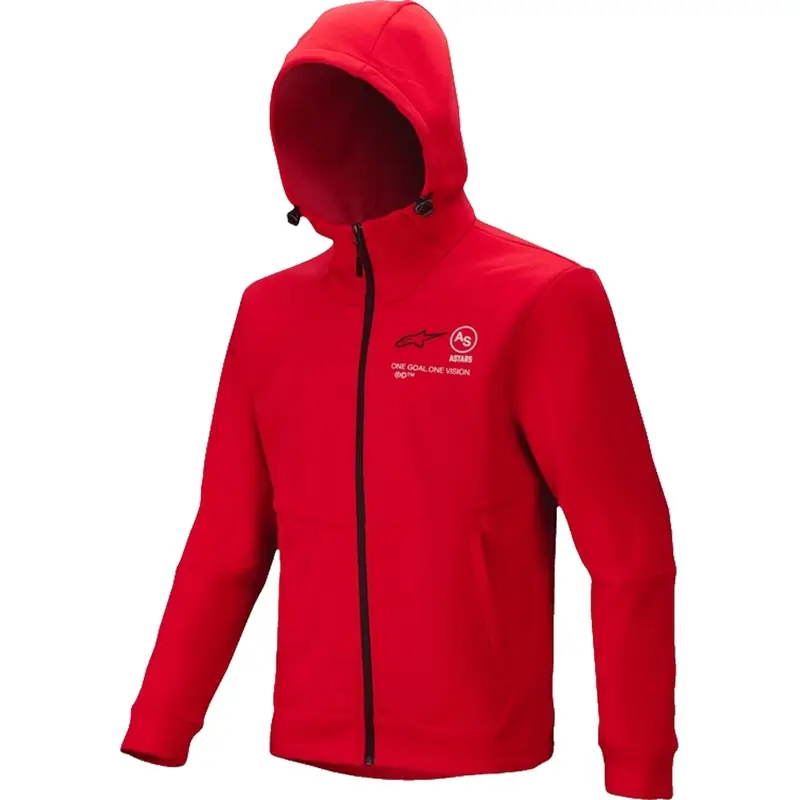 Mikina Alpinestars Racer MX Fleece červená Vrácení Zdarma