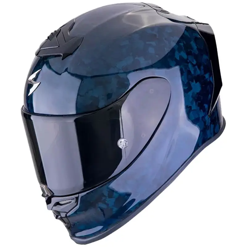 Integrální helma na motorku Scorpion EXO-R1 EVO AIR ONYX modrá Autentický