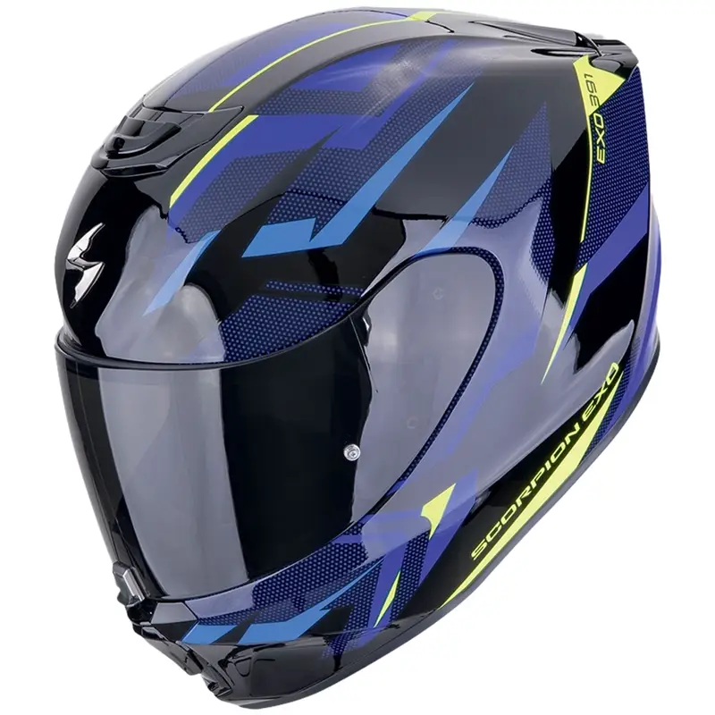 Autentický Integrální helma na motorku Scorpion EXO-391 AAXO černo-modrá