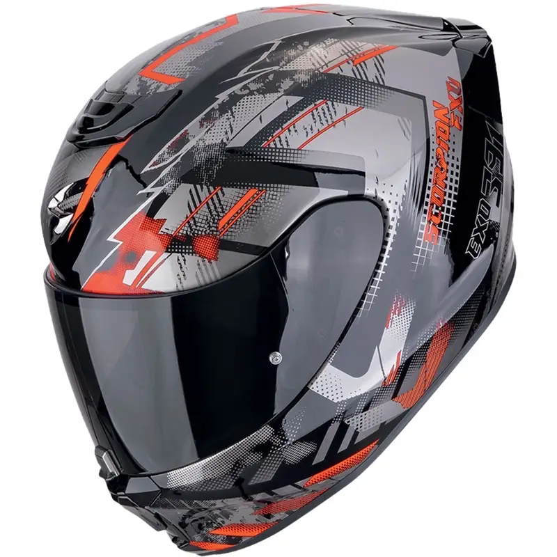 Objednat Nyní Integrální helma na motorku Scorpion EXO-391 CLUTTER černo-červená