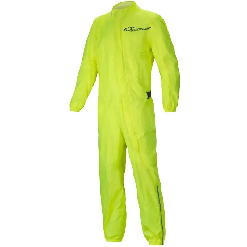 Nepromokavá kombinéza Alpinestars Hurricane Rain 2 fluo žlutá Cenově Výhodný