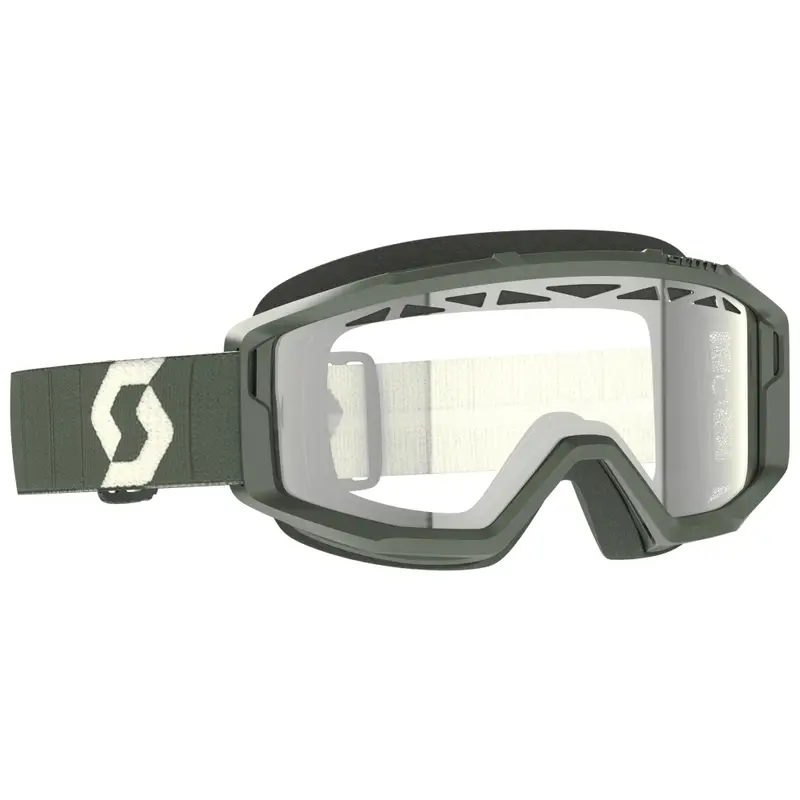 Motokrosové brýle SCOTT Primal Enduro khaki s čirým plexi Jen Po Omezenou Doba