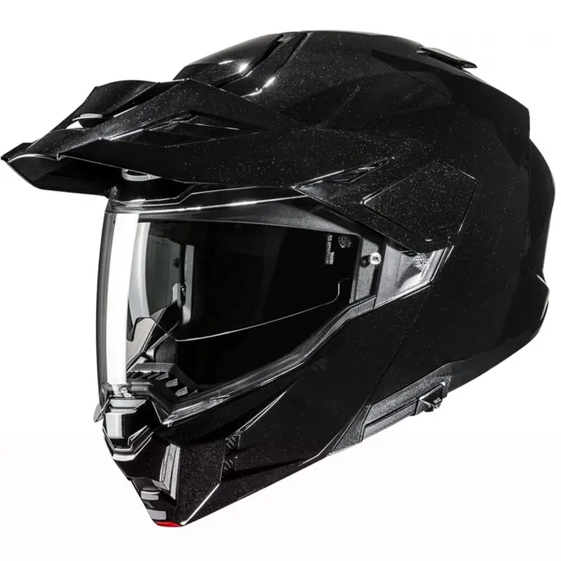 Cenová Bomba Výklopná helma na motorku HJC i80 Solid metalická černá