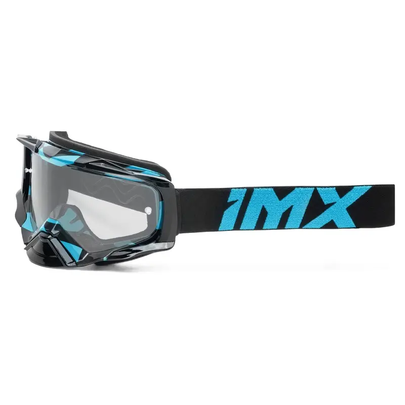 Značkový Motokrosové brýle iMX Dust Graphic černo-modré s čirým plexi