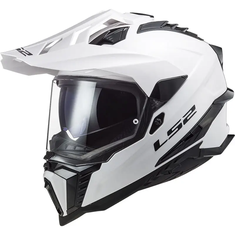 Enduro helma na motorku LS2 MX701 Explorer Solid bílá Akce