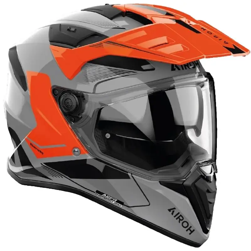 Sleva Enduro helma na motorku Airoh Bandit Tune oranžová