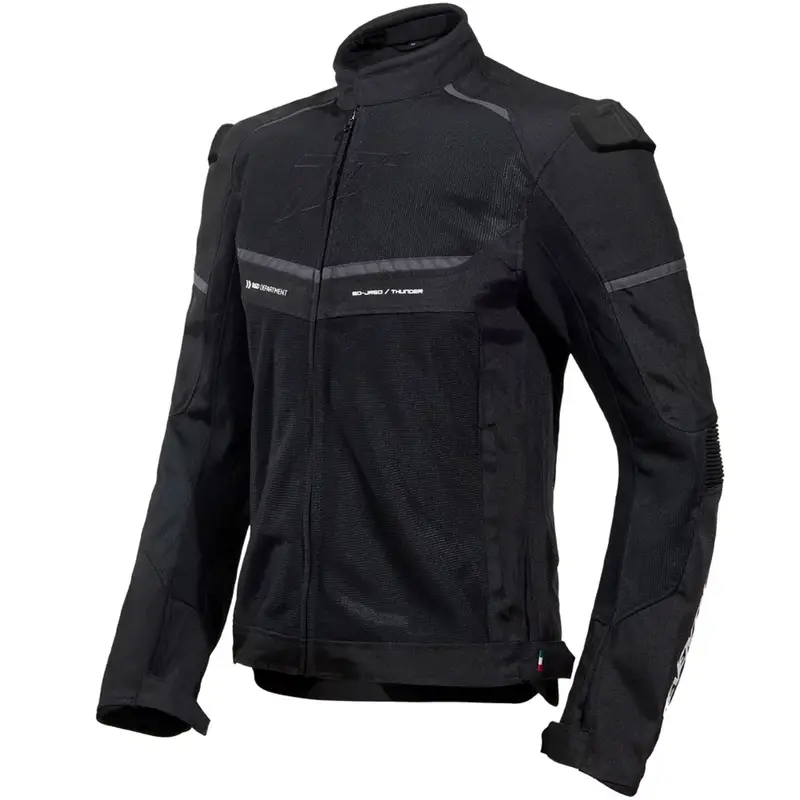Bunda na motorku Seventy Degrees SD-JR60 Thunder černo-šedo-bílá Sleva