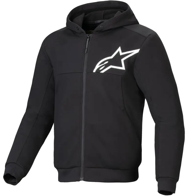 Bunda na motorku Alpinestars Chrome V2 Sport černo-bílá Vysoce Kvalitní
