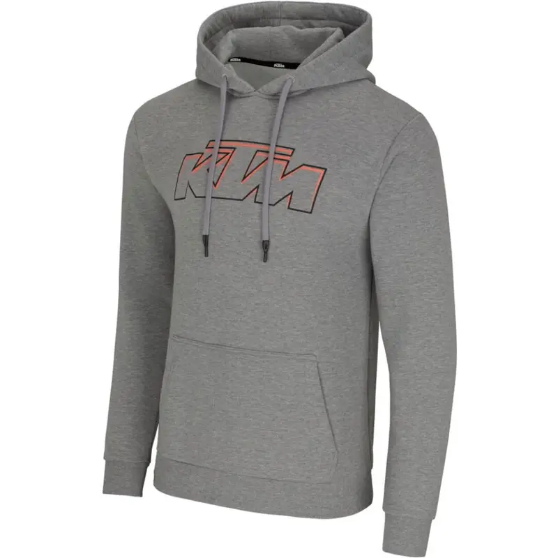 Přímo Od Výrobce Mikina KTM Essential Hoodie světle šedá melange