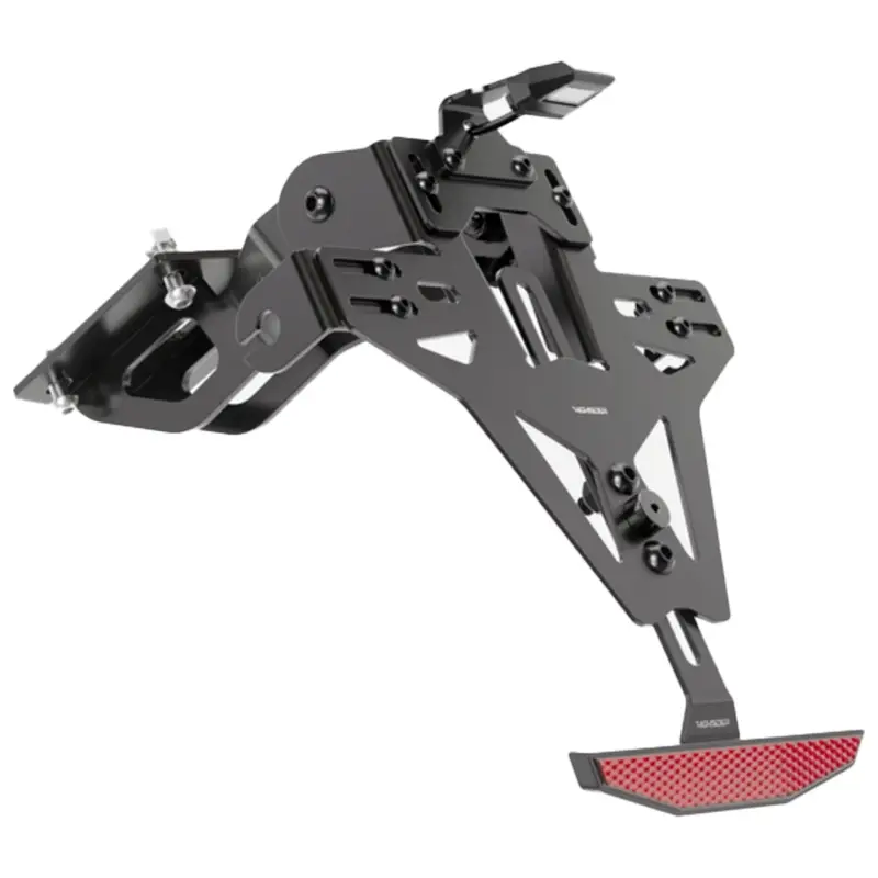Autentický Držák SPZ s osvětlením Highsider Akron RS PRO Kawasaki Z650, Ninja 650 černý