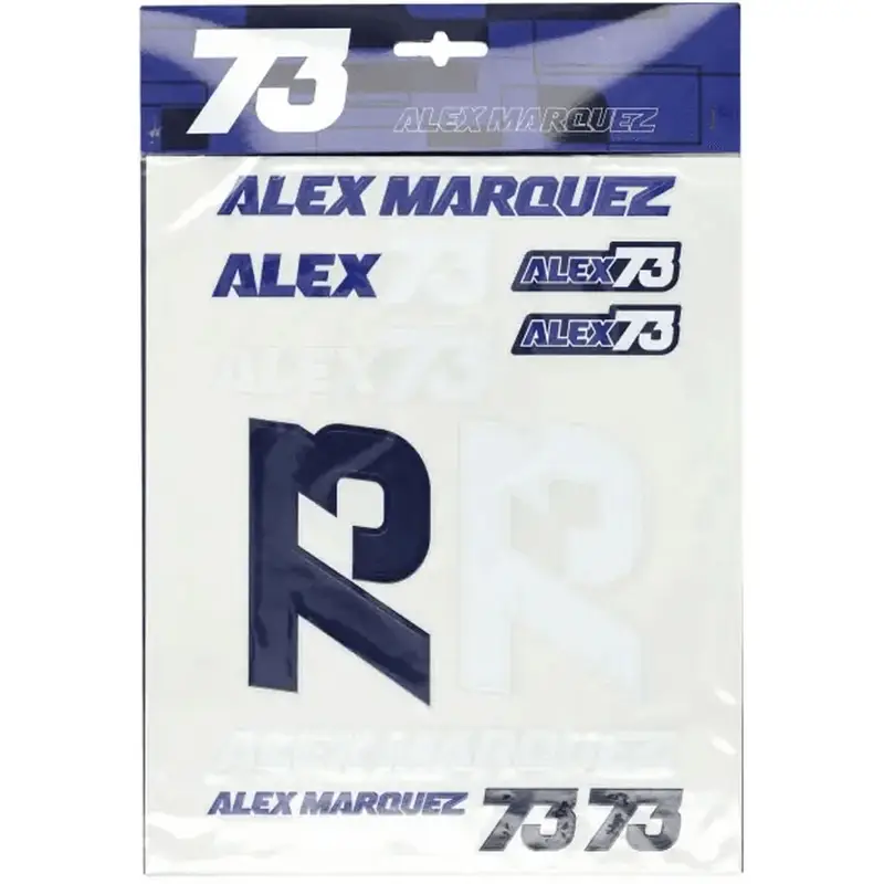 Sada nálepek Alex Marquez 73 Poslední Šance