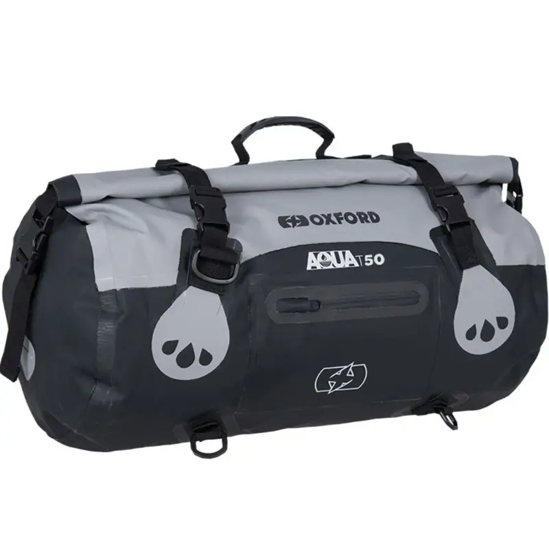 Vodotěsný vak Oxford Aqua T-50 Roll Bag 50 l černo-šedý Top Prodej