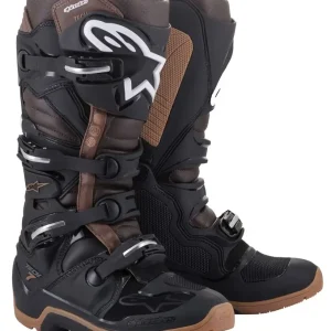 Boty na motorku Alpinestars Tech 7 Enduro černo-tmavě hnědé Vrácení Zdarma