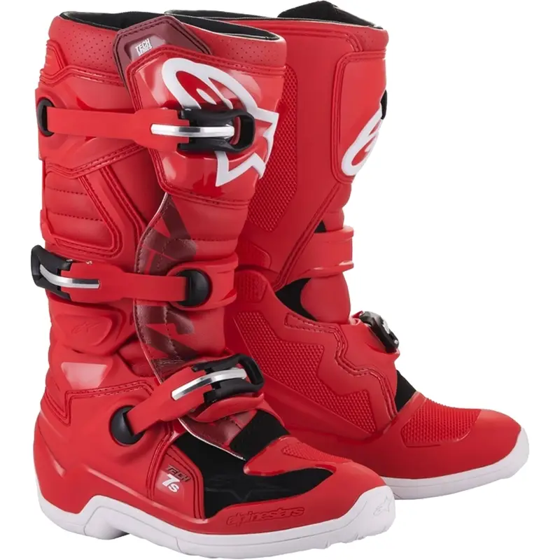 Dětské boty na motorku Alpinestars Tech 7 S červené Výprodej