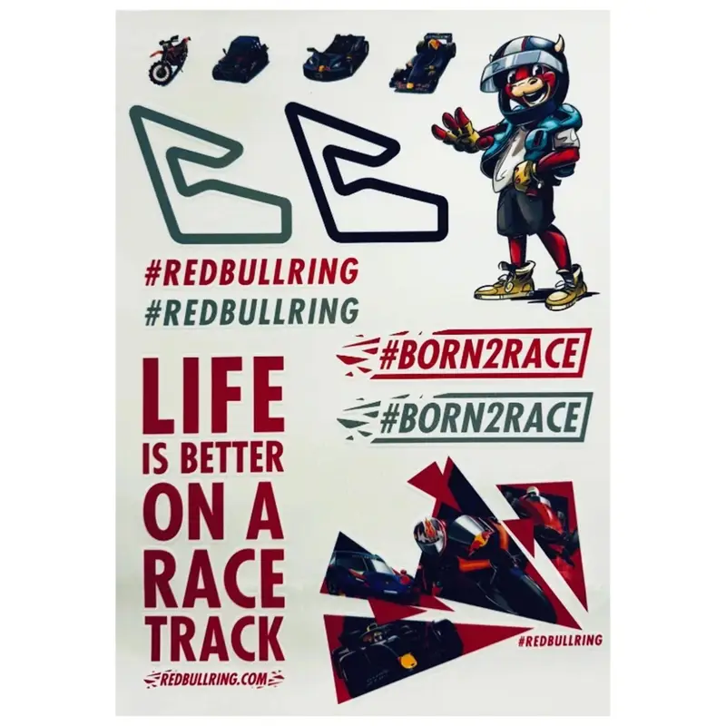 Přímo Od Výrobce Set samolepek Red Bull Ring