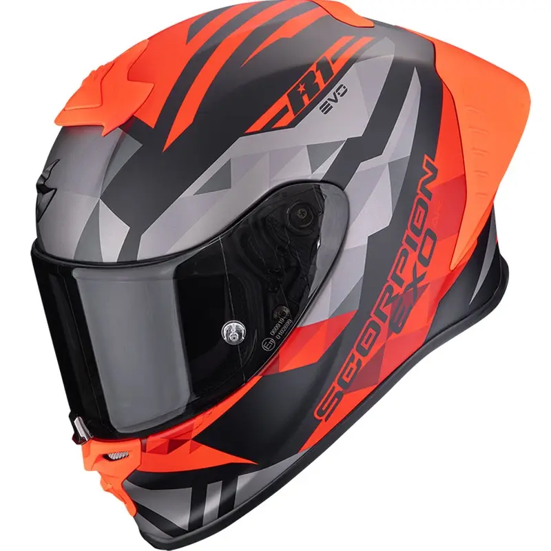 Časově Omezené Integrální helma na motorku Scorpion EXO-R1 EVO II Air Valere matná černo-červená
