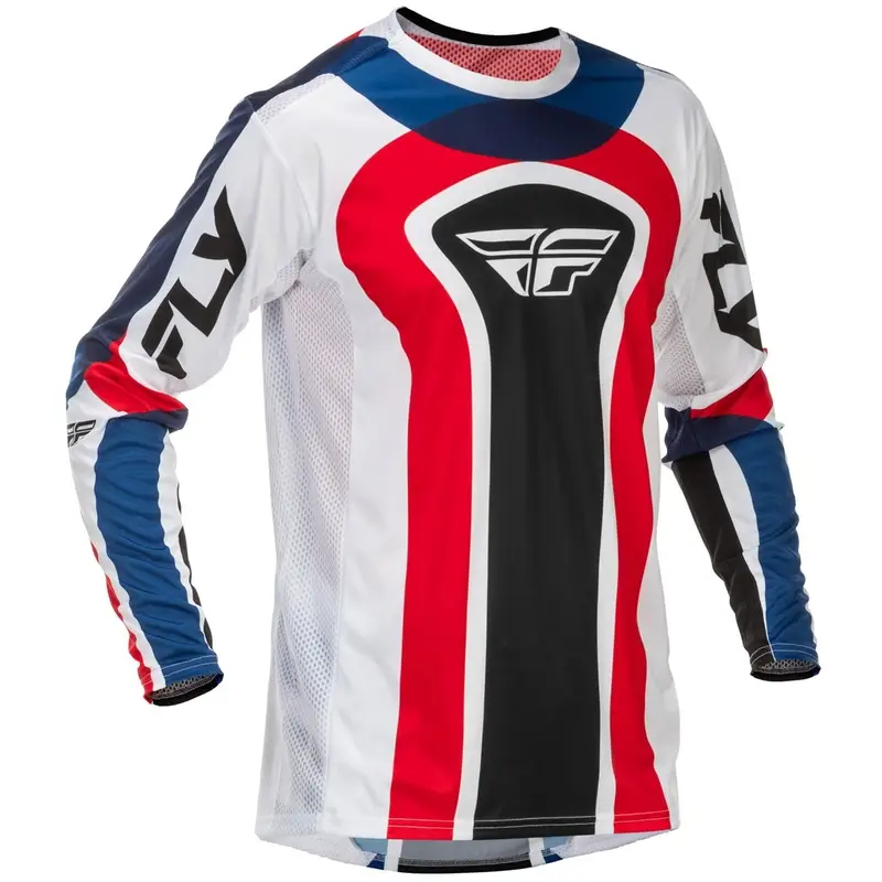 Motokrosový dres FLY Racing Lite USA červeno-bílo-modrý Značkový