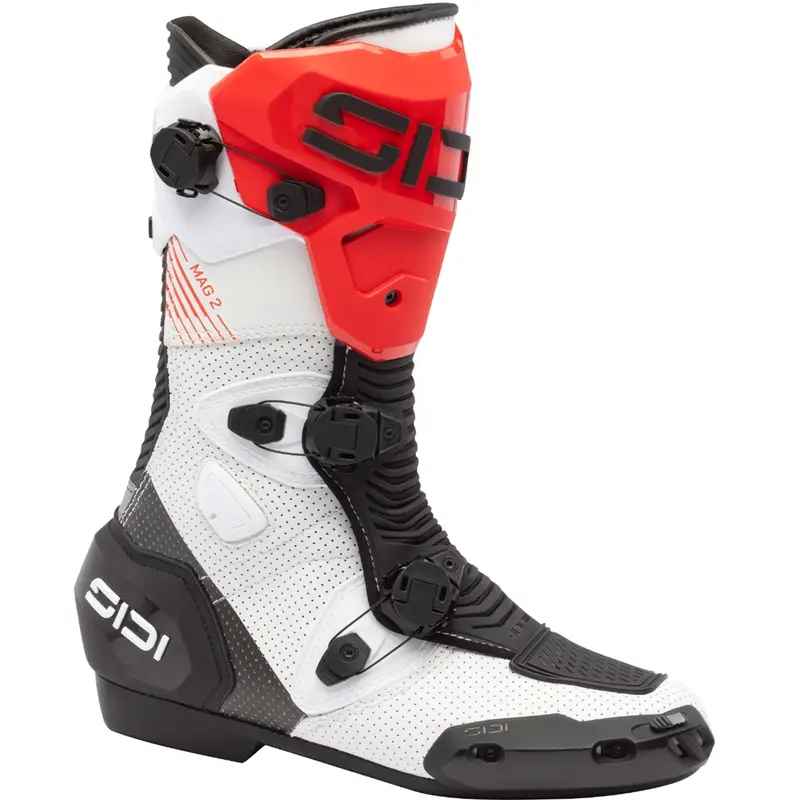 Ověřený Boty na motorku SiDi MAG 2 Air bílo-černo-červené