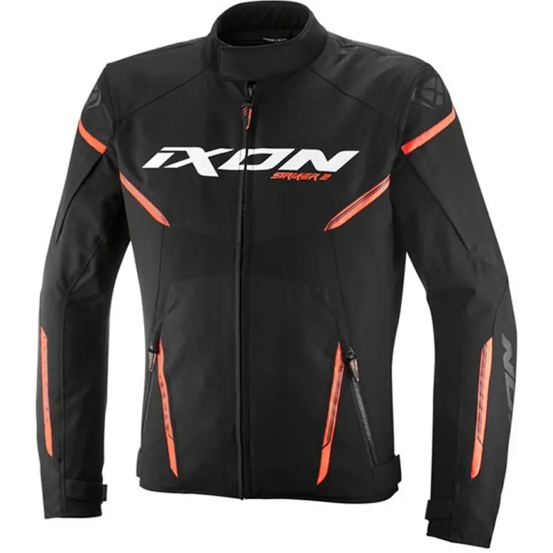 Akce Bunda na motorku IXON Striker 2 černo-oranžová