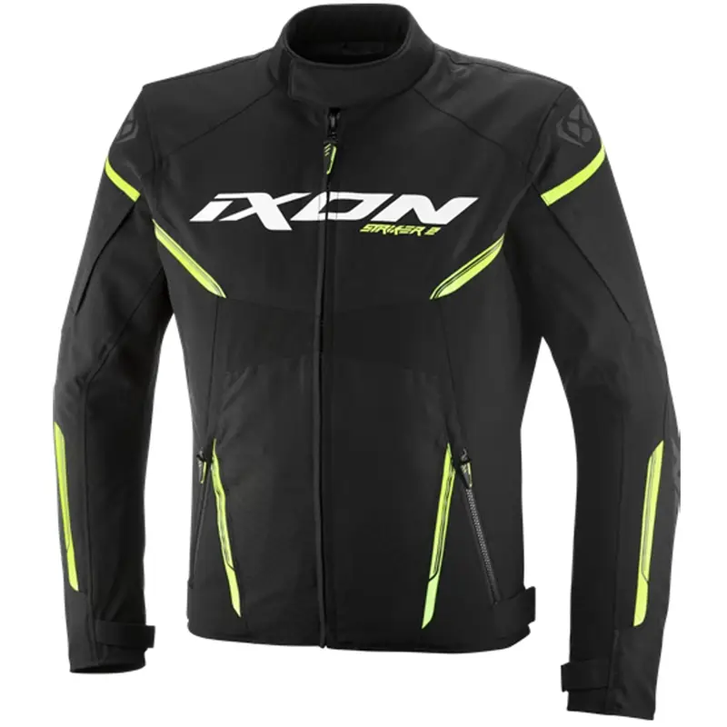 Bunda na motorku IXON Striker 2 černo-fluo žlutá Novinka