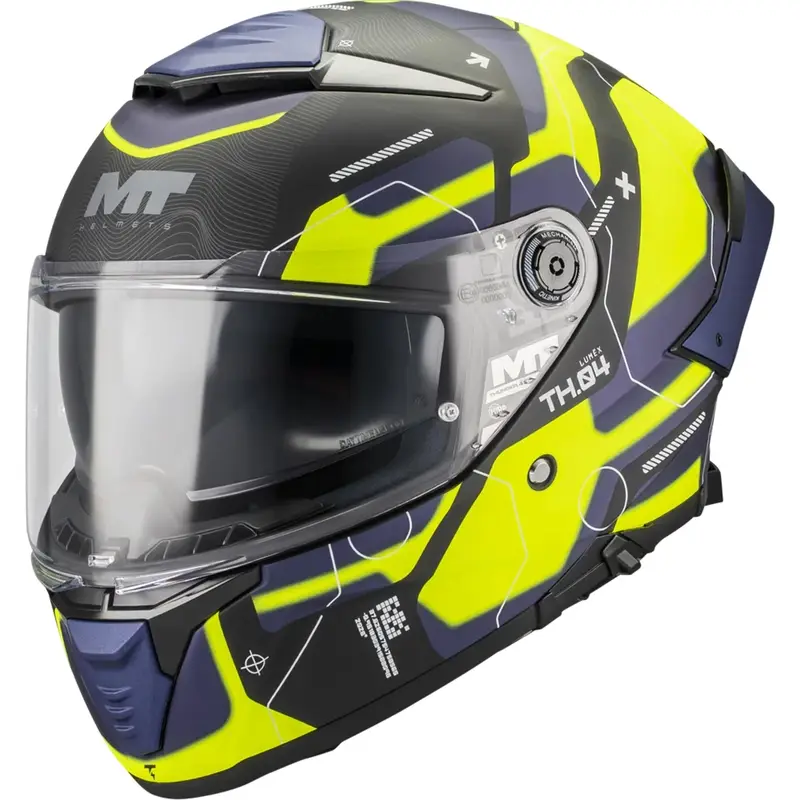 Integrální helma na motorku MT Thunder 4 SV Lumex B27 černo-modro-fluo žlutá Objednat Nyní