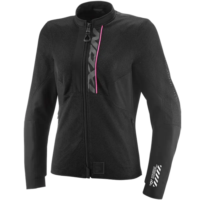 Ověřený Dámská bunda na motorku IXON Ostro Lady černo-fluo růžová