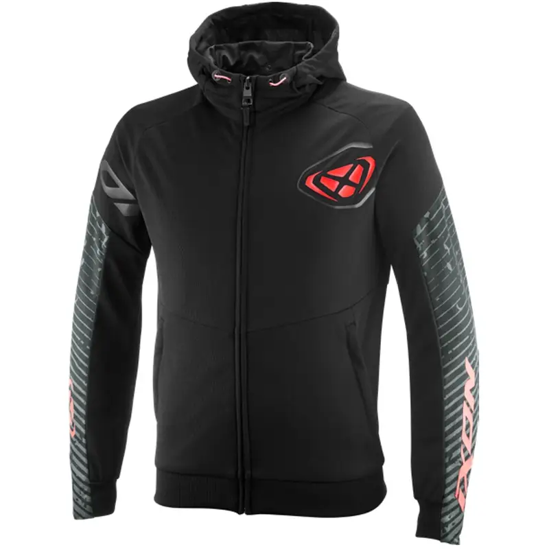 Kup Teď Mikina na motorku IXON Touchdown Air černo-fluo červená