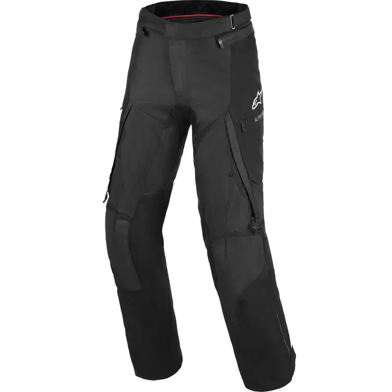 Prodloužené kalhoty na motorku Alpinestars Andes V4 Drystar černé Vysoce Kvalitní
