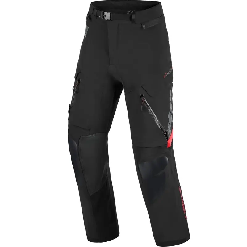 Značkový Kalhoty na motorku Alpinestars Halo PRO Drystar XF černo-tmavě šedo-červené