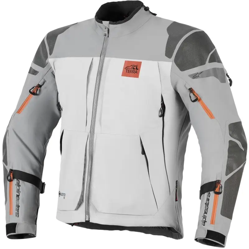 Bunda na motorku Alpinestars Nazca 3L Gore-Tex PRO tmavě šedo-světle šedá Must-Have