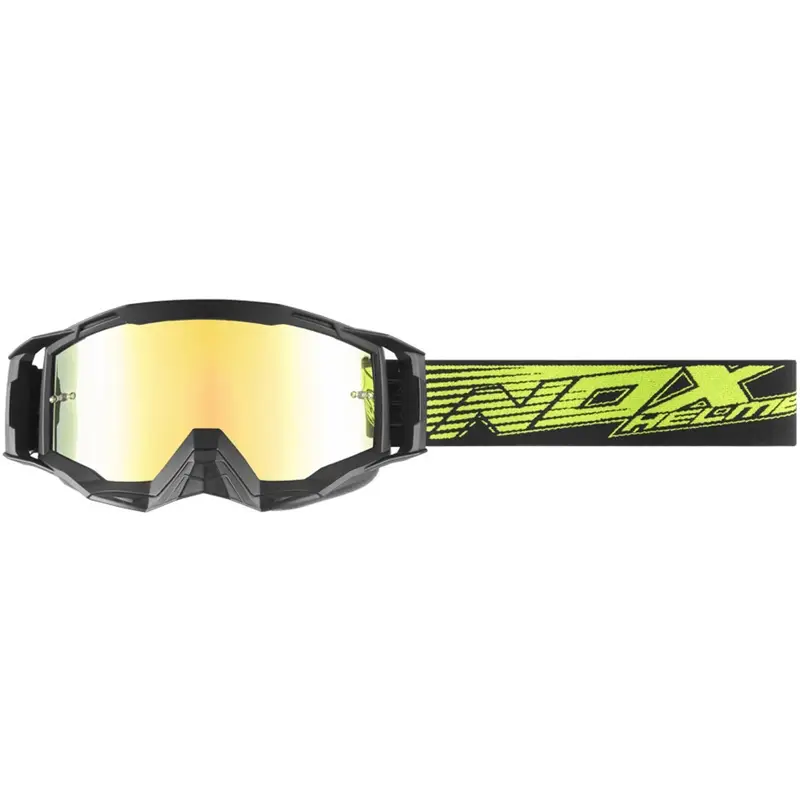 Motokrosové brýle NOX Spectre černo-žluté Zlevněný