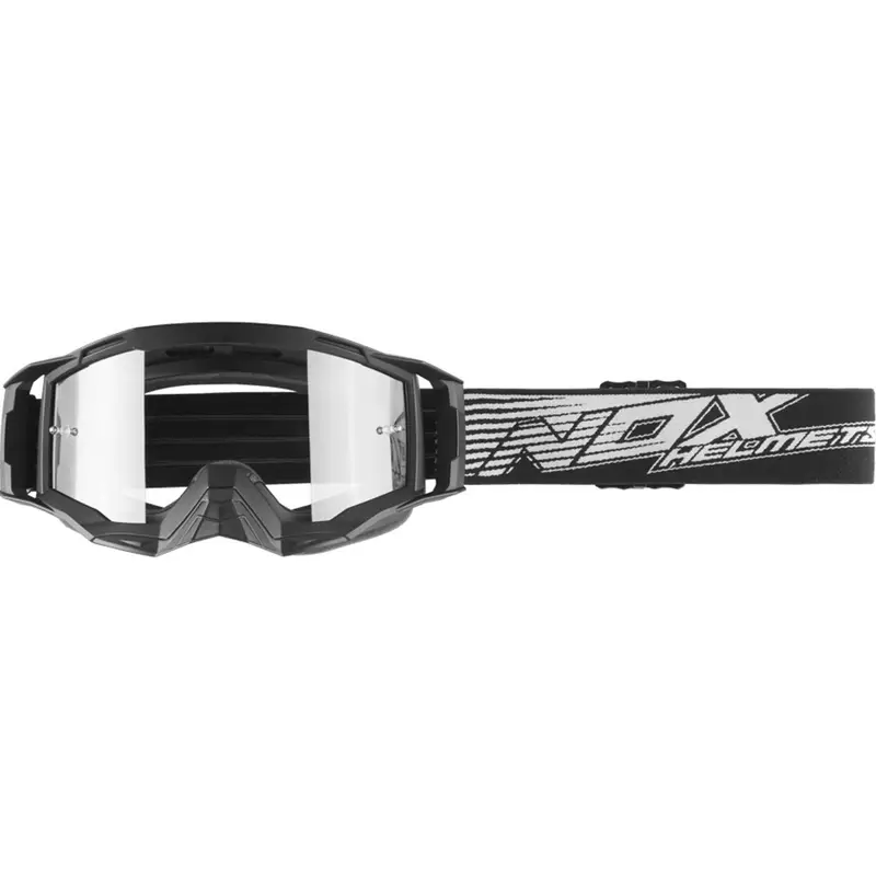 Motokrosové brýle NOX Spectre černo-bílé Výhodná Nabídka