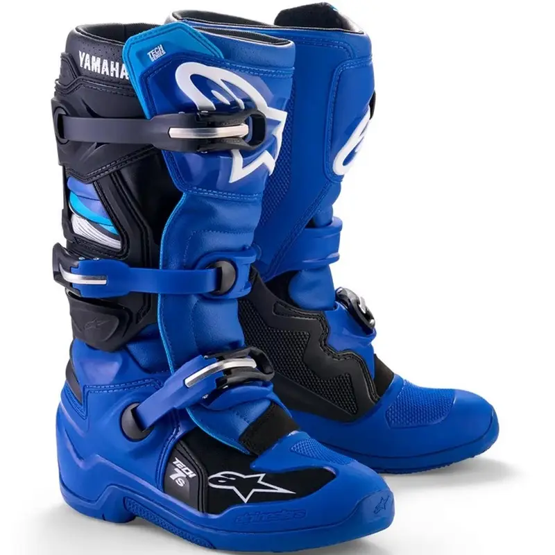 Levný Dětské motokrosové boty Alpinestars TECH 7 S YAMAHA kolekce modro-bílo-černé