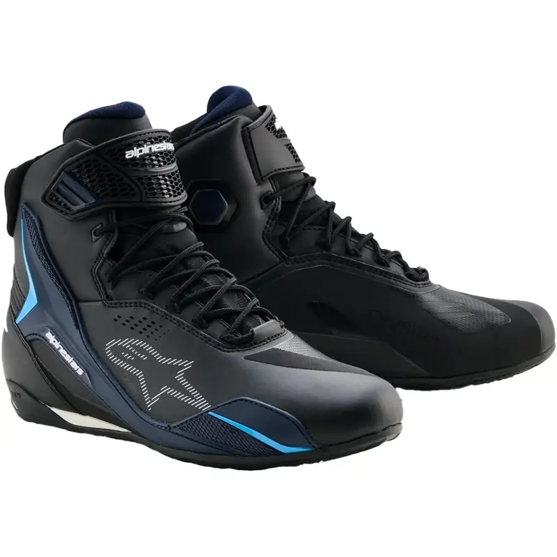 Boty na motorku Alpinestars Faster-4 Drystar černo-modro-bílé Přímo Od Výrobce