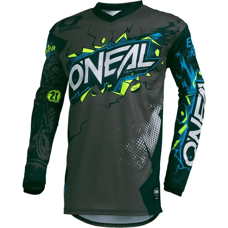 Dětský motokrosový dres O'Neal Element Villain šedý Přímo Od Výrobce