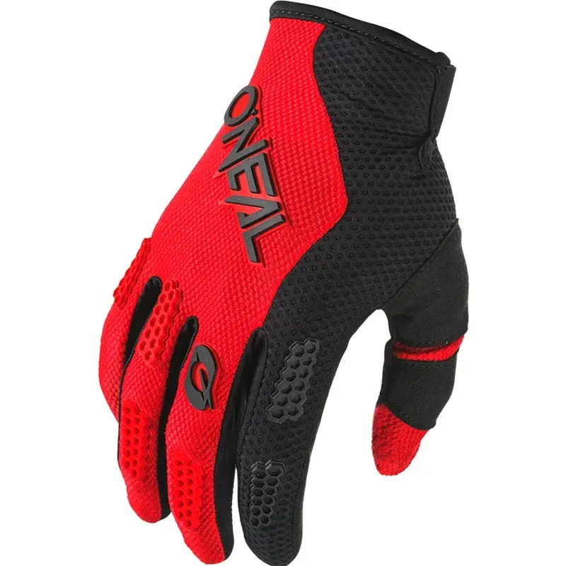 Dětské motokrosové rukavice O´Neal Element Racewear černo-červené Levný