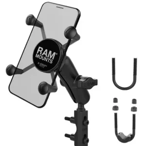 Držák mobilního telefonu RAM Mounts X-Grip s uchycením na objímku brzdové/ spojkové páčky/ řidítka motocyklu Výprodej