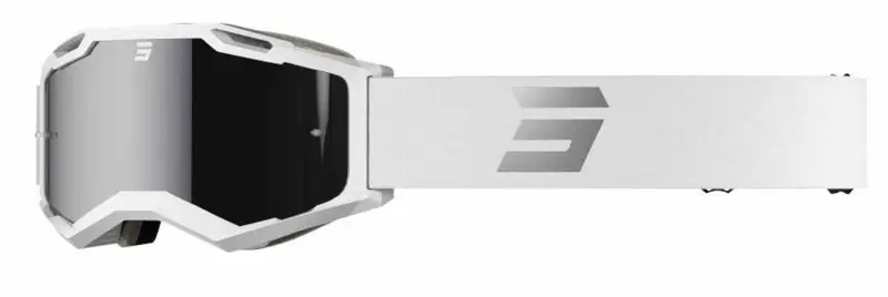 Motokrosové brýle Shot Iris 2.0 Tech stříbrné Akce