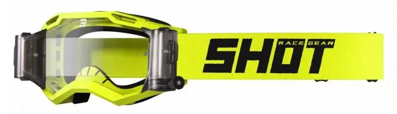 Pouze Dnes Motokrosové brýle Shot Assault 2.0 Solid Roll-Off fluo žluté