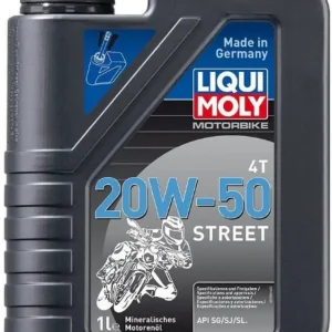 Motorový olej LIQUI MOLY Motorbike 4T 20W50 Street 1 l Ihned K Objednání